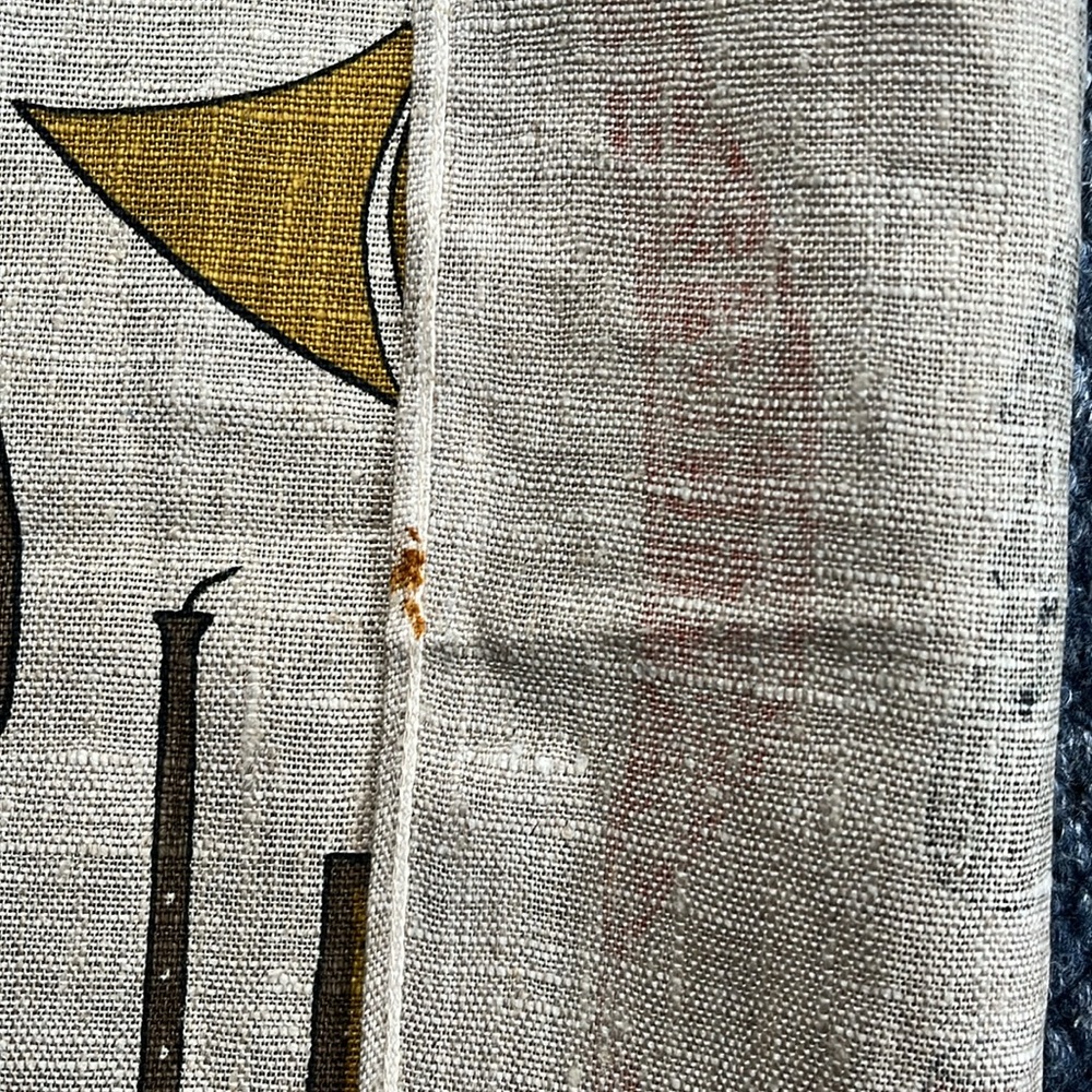 Vintage Musical Instrument and Composer TeaTowel - Picture 4 of 6